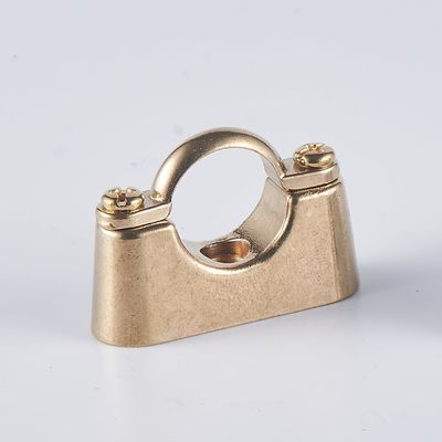 Air Membuang Dan Chrome Plated Kuningan Pipe Clamp Mudah Instalasi 12-159mm Pipe