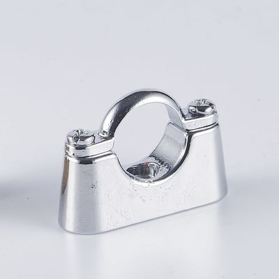 Klem Pipa Kuningan Plated Chrome untuk pemasangan mudah pipa 12-159mm